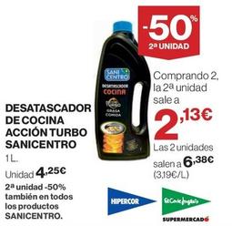 Oferta de Sanicentro - Desatascador De Cocina Acción Turbo  por 4,25€ en Supercor