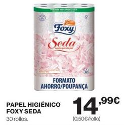 Oferta de Foxy - Papel Higiénico Seda por 14,99€ en Supercor