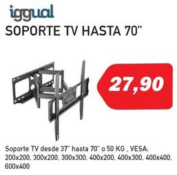 Oferta de Iggual  - Soporte Tv Hasta  por 27,9€ en Microsshop