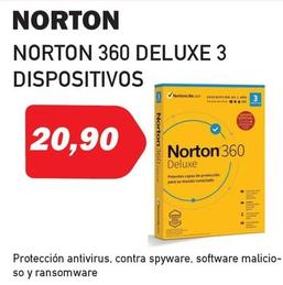 Oferta de Norton - Norton 360 Deluxe 3 Dispositivos por 20,9€ en Microsshop