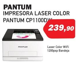 Oferta de Pantum - Impresora Laser Color Pantum Cp1100dw por 239,9€ en Microsshop