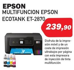 Oferta de Epson - Multifuncion Ecotank Et-2870 por 239,9€ en Microsshop
