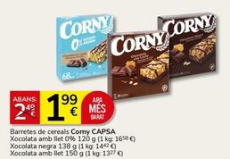 Oferta de Barritas de cereales por 1,99€ en Supermercados Charter