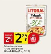 Oferta de Fabada por 2,25€ en Supermercados Charter