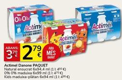 Oferta de Actimel por 2,79€ en Supermercados Charter