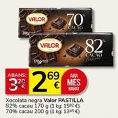 Oferta de Chocolate negro por 2,69€ en Supermercados Charter