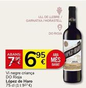 Oferta de Vino por 6,95€ en Supermercados Charter