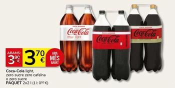 Oferta de Coca-Cola por 3,7€ en Supermercados Charter