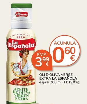 Oferta de Aceite de oliva por 3,99€ en Supermercados Charter