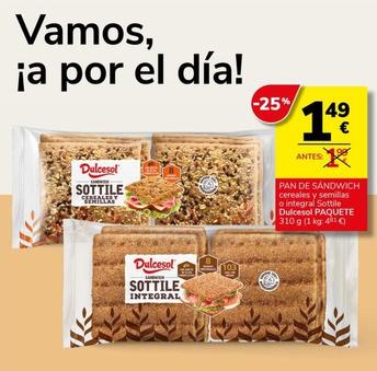 Oferta de Pan sandwich por 1,49€ en Supermercados Charter