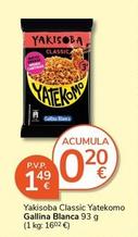Oferta de Yakisoba por 1,49€ en Supermercados Charter