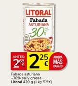 Oferta de Fabada por 2,25€ en Supermercados Charter