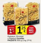 Oferta de Pasta por 1,25€ en Supermercados Charter