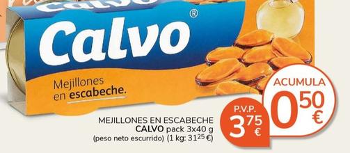 Oferta de Mejillones en escabeche por 3,75€ en Supermercados Charter
