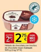 Oferta de Helado de chocolate por 2,75€ en Supermercados Charter