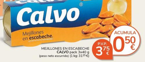 Oferta de Mejillones en escabeche por 3,75€ en Supermercados Charter
