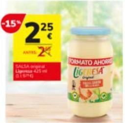 Oferta de Salsas por 2,25€ en Consum