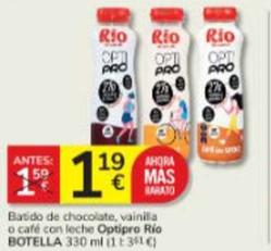 Oferta de Rio - Batido De Chocolate, Vainilla O Cafe Con Leche por 1,19€ en Consum