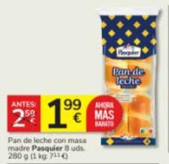 Oferta de Pan de leche por 1,99€ en Consum