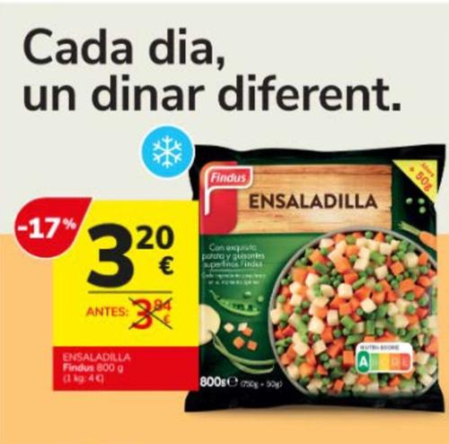 Oferta de Findus - Ensaladilla por 3,2€ en Consum