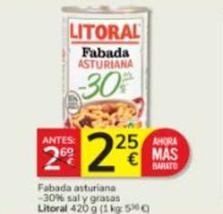 Oferta de Fabada por 2,25€ en Consum