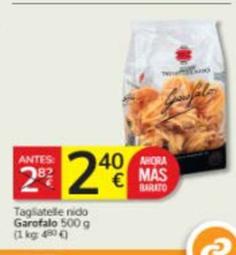 Oferta de Garofalo - Tagliatelle Nido por 2,4€ en Consum