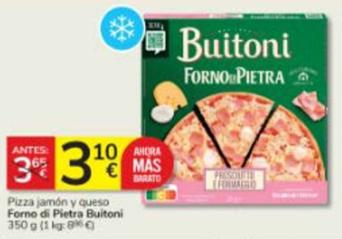Oferta de Buitoni - Pizza Jamon Y Queso Forno Di Pietra por 3,1€ en Consum