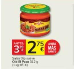 Oferta de Old El Paso - Salsa Dip Suave por 2,75€ en Consum