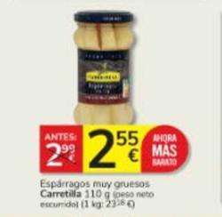 Oferta de Carretilla - Espárragos Muy Gruesos por 2,55€ en Consum