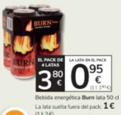 Oferta de Burn - Bebida Energética por 1€ en Consum