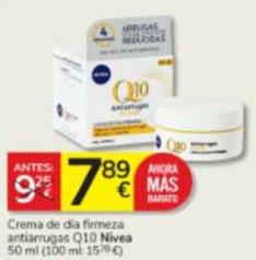 Oferta de Nivea - Crema De Dia Firmeza Antirrugas Q10 por 7,89€ en Consum