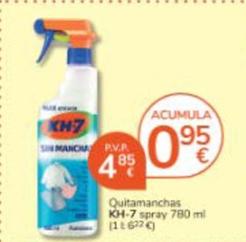 Oferta de Kh7 - Quitamanchas Spray por 4,85€ en Consum