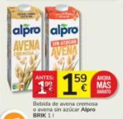 Oferta de Alpro - Bebida De Avena Cremosa por 1,59€ en Consum