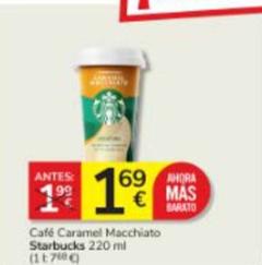 Oferta de Starbucks - Café Caramel Macchiato por 1,69€ en Consum