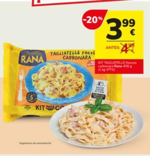 Oferta de Rana - Kit Tagliatelle por 3,99€ en Consum