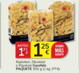 Oferta de Garofalo - Radiatori / Elicoidal / Rigatoni por 1,25€ en Consum