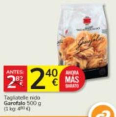 Oferta de Garofalo - Tagliatelle Nido por 2,4€ en Consum