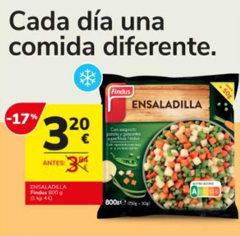 Oferta de Findus - Ensaladillas por 3,2€ en Consum