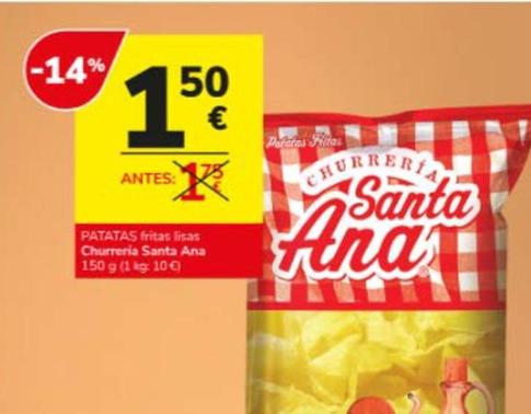 Oferta de Santa Ana - Patatas Fritas por 1,5€ en Consum