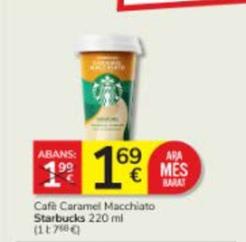 Oferta de Starbucks - Cafè Caramel Macchiato por 1,69€ en Consum