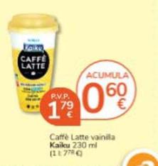 Oferta de Kaiku - Caffè Latte Vainila por 1,79€ en Consum