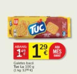 Oferta de Tuc - Galetes Bacó por 1,29€ en Consum