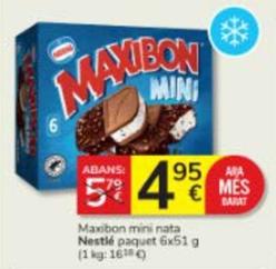 Oferta de Nestlé - Maxibon Mini Nata por 4,95€ en Consum