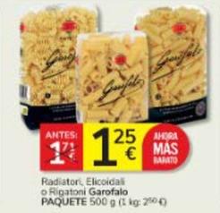 Oferta de Garofalo - Radiatori por 1,25€ en Consum