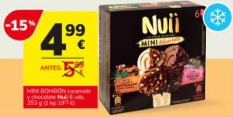 Oferta de Nuii - Mini Bombon Caramelo Y Chocolate por 4,99€ en Consum