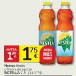 Oferta de Nestea - Limón O Limón Sin Azúcar por 1,75€ en Consum