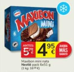 Oferta de Nestlé - Maxibon Mini Nata por 4,95€ en Consum