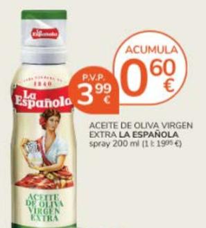 Oferta de La Española - Aceite De Oliva Virgen Extra por 3,99€ en Consum