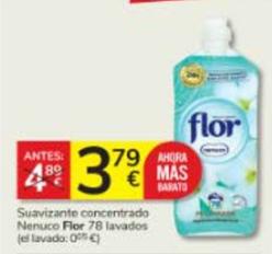 Oferta de Flor - Suavizante Concentrado por 3,79€ en Consum