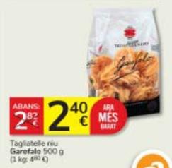 Oferta de Garofalo - Tagliatelle Niu por 2,4€ en Consum